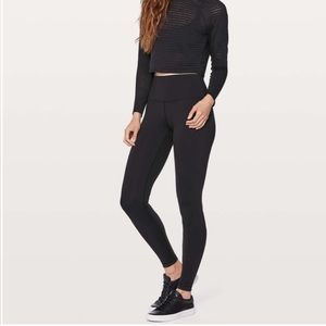 Lululemon wunder under high rise tights